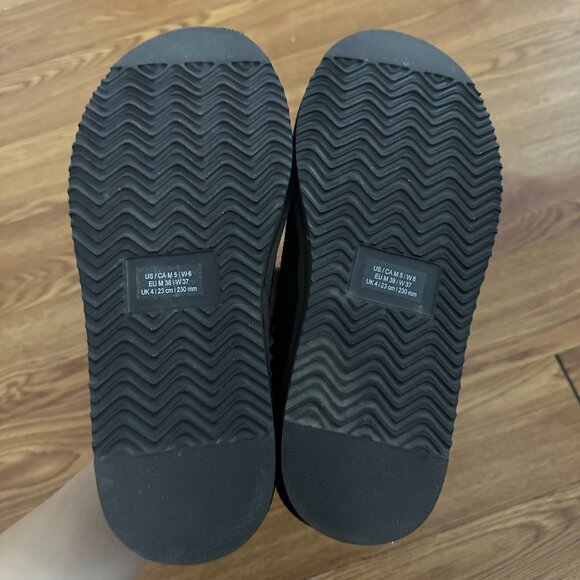 Unisex Dark Brown Chocolate Shearling Slippers - Picture 4 of 4